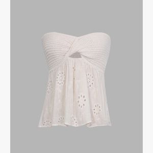 Cute knit strapless top